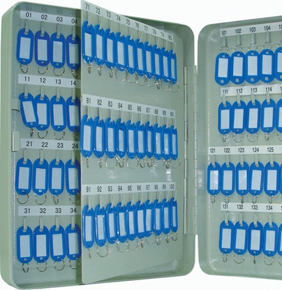 Attēls no QConnect Szafka na klucze Q-CONNECT, na 140 kluczy, 280x370x80mm, szara