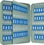 Picture of QConnect Szafka na klucze Q-CONNECT, na 140 kluczy, 280x370x80mm, szara