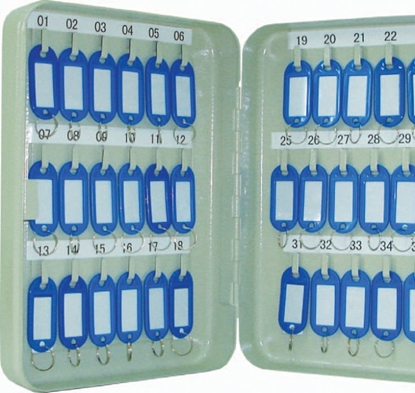 Изображение QConnect Szafka na klucze Q-CONNECT, na 36 kluczy, 180x250x60mm, szara