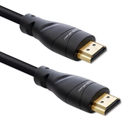 Attēls no Qoltec 50353 HDMI v2.1 Cable Ultra high speed 8K | 60Hz | 26AWG | GOLD | 5m