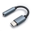 Attēls no Qoltec Adapter USB-C | Jack 3.5mm | 10cm | Aluminium