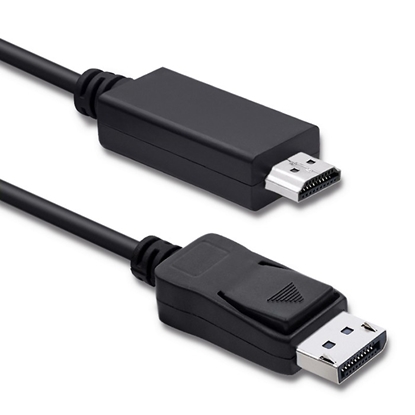 Picture of Qoltec DisplayPort v1.2 male | HDMI male | 5K | 1m
