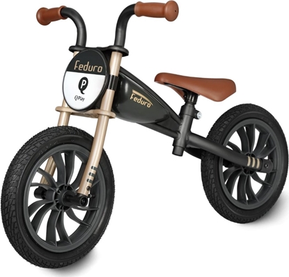 Picture of Qplay Rowerek Biegowy Feduro Black-Golden