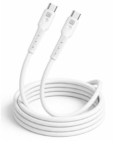 Picture of Quik Accessories QK-1012 Soft Silicone 60W Charging & Data Cable USB-C to USB-C 1m