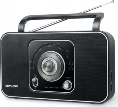 Attēls no Radio Muse Muse 2-band portable radio M-069 Black