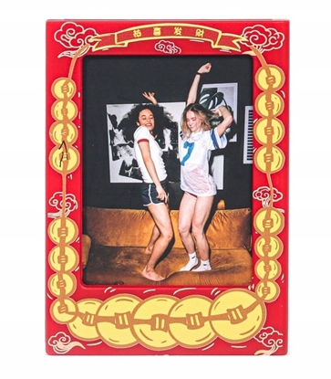 Изображение Ramka LoveInstant 4x Magnetyczna Ramka Magnes Na Lodówk Do Zdj Instax Mini 41 99 12 / Zink / Czerwono - Zoty