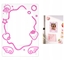 Изображение Ramka LoveInstant Ramka Na Magnes Lodówk Do Zdj Instax Mini 99 41 12 40 11 Evo Liplay Link / Róowe Skrzyda