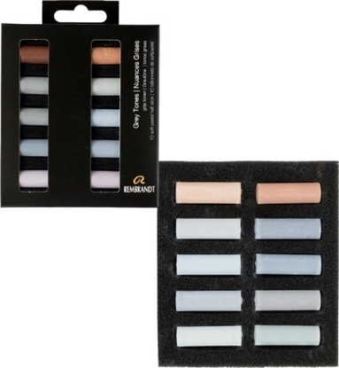 Attēls no Rembrandt Soft Pastels Grey Tones Set