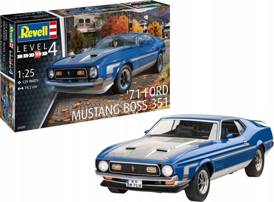 Picture of Revell Model plastikowy Samochód 71 Ford Mustang Boss 351 1/25