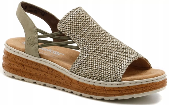 Изображение Rieker Rieker Sandals 62741-52 Srebrne 40