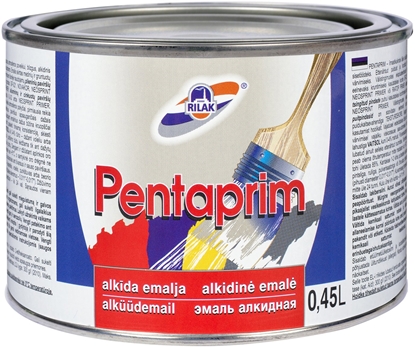 Изображение Rilak ALKYD ENAMEL PAINT PENTAPRIM RED 0.45L