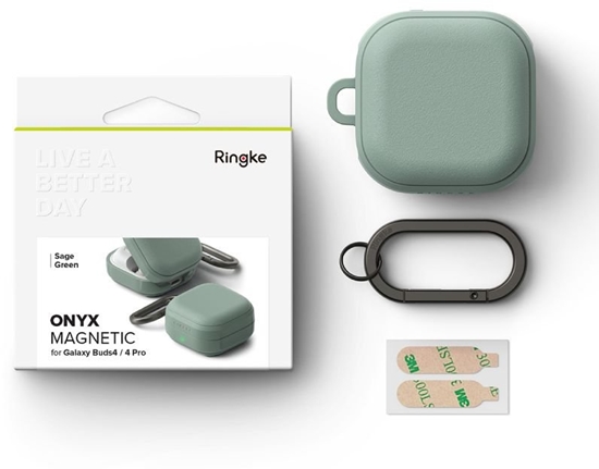 Изображение Ringke RINGKE ONYX MAGNETIC MAGSAFE SAMSUNG GALAXY BUDS 4 / 4 PRO SAGE GREEN