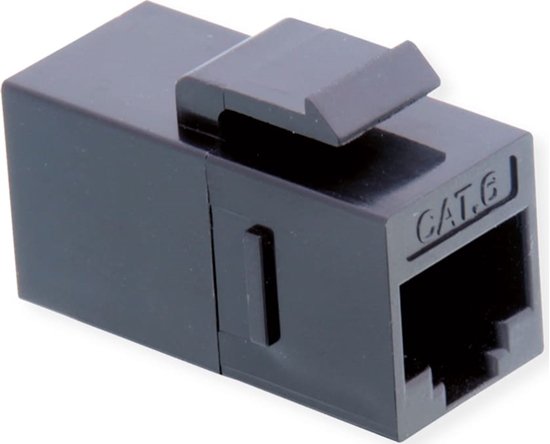 Picture of RJ45 Keystone modulis, Cat.6, neekranēts, melns