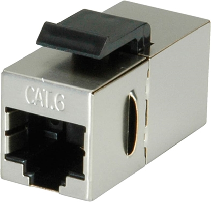 Attēls no RJ45 Keystone moduļa uzmava kat.6, ekranēts, sudraba kr.