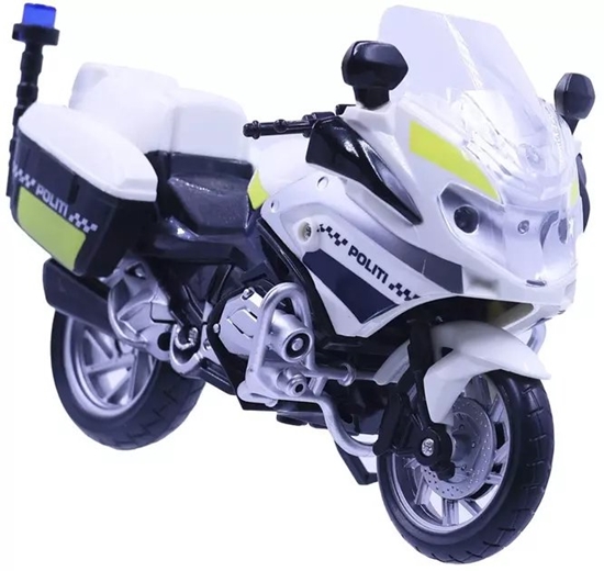 Изображение RM Motors Impulse Toys Motor 112 - Police motorcycle w. light & sound (18 cm) (I-1600007)