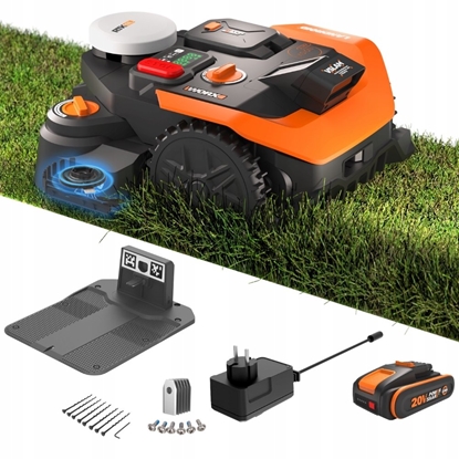 Attēls no Robot koszcy Worx Landroid Vision Cloud 650m2, stereo camera, RTK WR365E