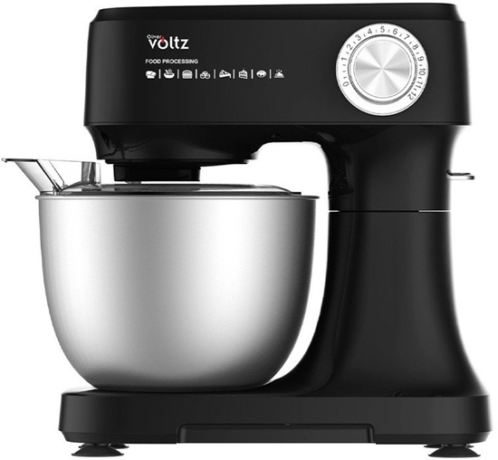 Picture of Robot planetarny V7 Mikser planetarny ze stalowej mis Voltz OV51115I 800 W 3 5 litri 3 maistji czarny 5OV51115IB (3800237046096)
