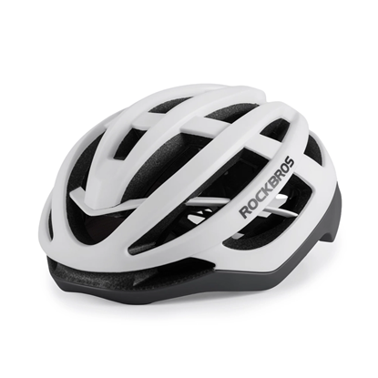Attēls no Rockbros HC-58WG-M Bike Helmet 55-58 cm - White-Gr
