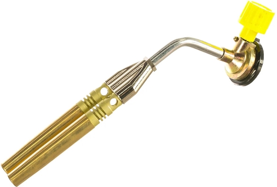 Picture of Rockforce Palnik gazowy z podwójn dysz (bez zaponu PIEZO, do 1300 stopni C)