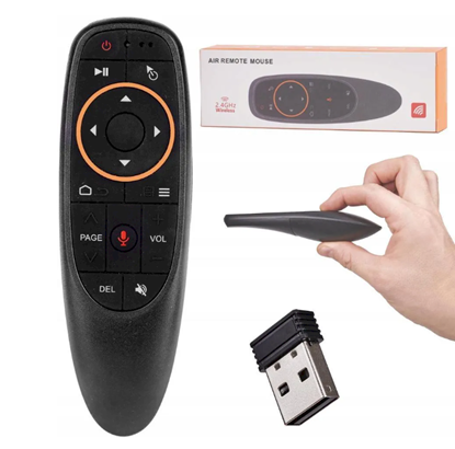 Attēls no RoGer Air Mouse PRO1 Wireless remote control with gyro mouse / microphone / BOX DAMAGED