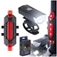 Picture of RoGer LED Bike Light Set Rear Front USB