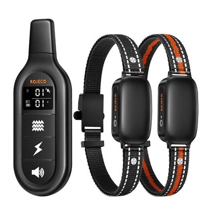 Attēls no RojecoPD521 1000m Dog Training Collar with 2 colla