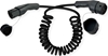 Picture of Roline EV Charging Cable Assembly Type2, 1-Phase, 250VAC (1P+N+E), 32 A, 7.4 kW, spiral, 5 m