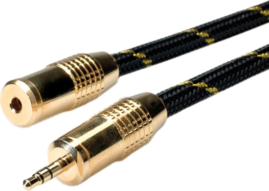 Picture of Roline GOLD 3.5mm Audio Extension Cable, M/F, 2.5 m