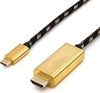 Picture of Roline GOLD Type C - HDMI Cable, M/M, 1 m