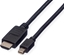 Изображение Roline Mini DisplayPort Cable, Mini DP-HDTV, M/M, black, 3 m