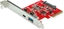 Attēls no Roline PCI-Express x4 Adapter, USB 3.2 Gen2, 2 Ports, 1x USB A + 1x USB C