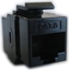 Attēls no Roline RJ-45 Keystone Modular Coupler, Cat.6 (Class E), UTP, black