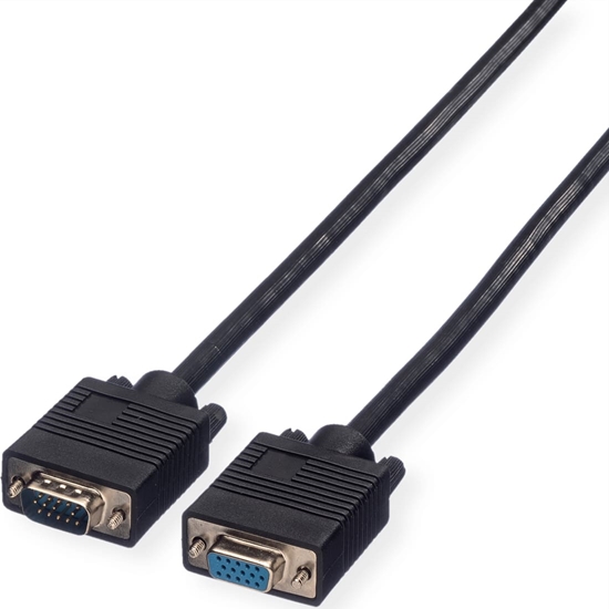 Изображение Roline SVGA Cable, HD15, M/F, 20 m
