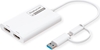 Изображение Roline USB Type A/C Adapter, 2x HDMI, with DisplayLink, 4K60