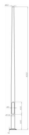 Изображение ROSA Sup aluminowy SAL-4/B60 (42102)