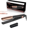 Picture of Rowenta Professional Hair Straightener | SF8230F0 | Ceramic heating system | Display LED indicators | Temperature (max) 200 °C | Black/Copper