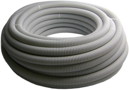 Attēls no Rurka karbowana PAWBOL 6160-25P 16/11 PVC z pilotem 320N 25m szary