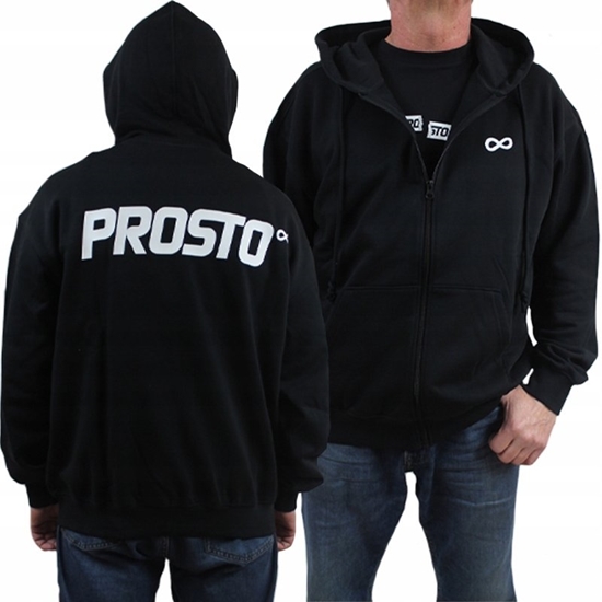 Picture of Russell Athletic Prosto Infinity Zip Hoodie KL261MSWE2031 Czarne L