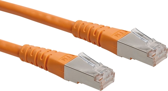 Изображение S/FTP kabelis kat.6, oranžs, 1.5m, Roline