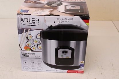 Изображение SALE OUT. Adler | AD 6406 | 1000 W | Stainless steel/Black | DAMAGED PACKAGING, SCRATCHES ON TOP