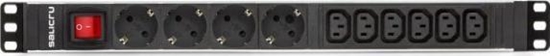 Изображение Salicru Listwa zasilajca 4 6TOMAS SPS 4F 6F PDU SCH C13/C14