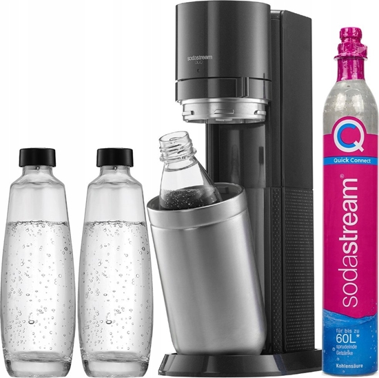 Изображение Saturator Sodastream Duo + 3 butelki + gaz Czarny