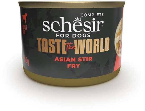 Picture of Schesir Taste the world, karma mokra, dla psów, azjatycki wok, 150 g, puszka