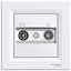 Изображение Schneider Electric Gniazdo antenowe RTV przelotowe 4dB biae - EPH3300221