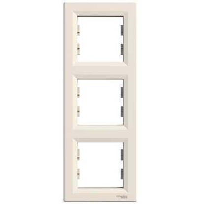 Attēls no Schneider Electric Ramka potrójna Asfora kremowa EPH5810323