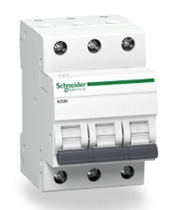 Attēls no Schneider Electric Wycznik nadprdowy 3P C 6A AC iC60N - A9K02306