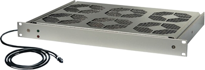Picture of Schroff 19'' Fan Unit, 1 U, Speed Control and Monitoring, 6 Fans, 24 VDC, Speed-controlled and function-monitored