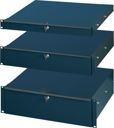 Picture of Schroff 19" Drawer, 3 U, RAL 7021