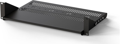Attēls no Schroff 19" Equipment Shelf, Depth-Adjustable, 430W 250D, RAL 7021
