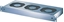 Picture of Schroff 19" Fan Unit, 1 U, 3 Fans, 24 VDC